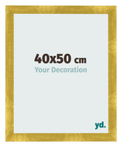 Photo Frame 40x50cm Gold Vintage MDF Pisa Front Size | Yourdecoration.com
