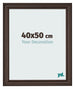 Photo Frame 40x50cm Oak Dark MDF Lazio Front Size | Yourdecoration.com