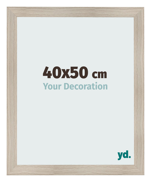 Photo Frame 40x50cm Oak Rustic MDF Pisa Front Size | Yourdecoration.com