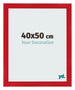 Photo Frame 40x50cm Red MDF Pisa Front Size | Yourdecoration.com