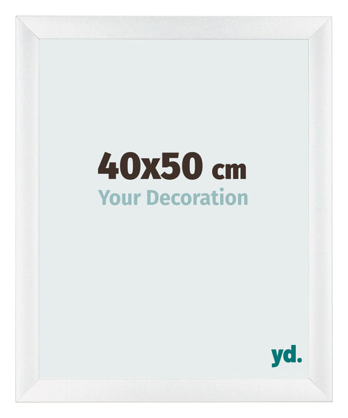 Photo Frame 40x50cm White Vintage MDF Pisa Front Size | Yourdecoration.com