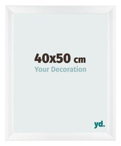 Photo Frame 40x50cm White Vintage MDF Pisa Front Size | Yourdecoration.com