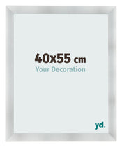 Photo Frame 40x55cm Aluminum Brushed MDF Pisa Front Size | Yourdecoration.com