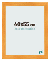 Photo Frame 40x55cm Orange MDF Pisa Front Size | Yourdecoration.com