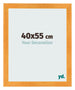 Photo Frame 40x55cm Orange MDF Pisa Front Size | Yourdecoration.com