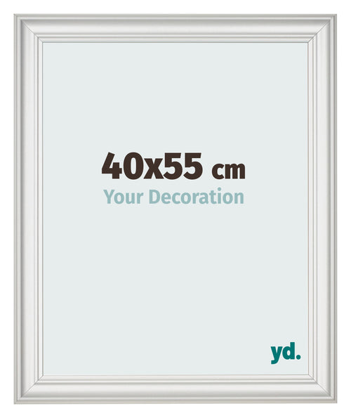 Photo Frame 40x55cm White Swept MDF Lazio Front Size | Yourdecoration.com