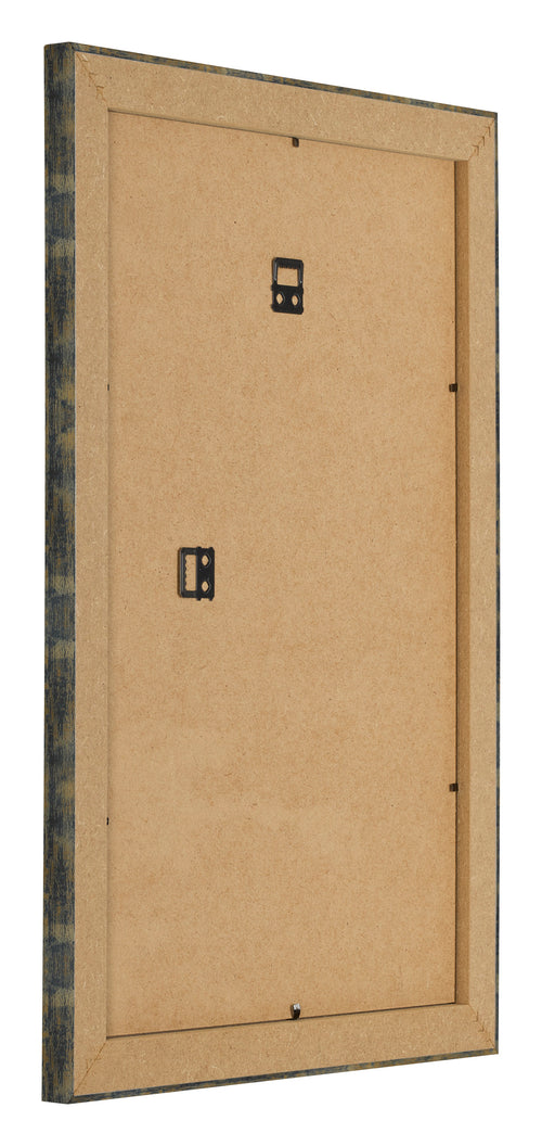 Photo Frame 40x60cm Blue Gold Melange MDF Pisa Back Oblique | Yourdecoration.com