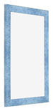 Photo Frame 40x60cm Clear Blue Swept MDF Pisa Front Oblique | Yourdecoration.com