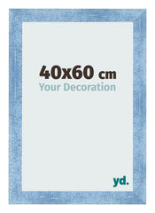 Photo Frame 40x60cm Clear Blue Swept MDF Pisa Front Size | Yourdecoration.com