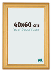 Photo Frame 40x60cm Gold Matte MDF Lazio Front Size | Yourdecoration.com