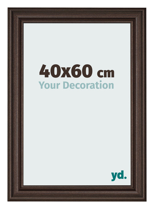 Photo Frame 40x60cm Oak Dark MDF Lazio Front Size | Yourdecoration.com