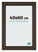 Photo Frame 40x60cm Oak Dark MDF Lazio Front Size | Yourdecoration.com