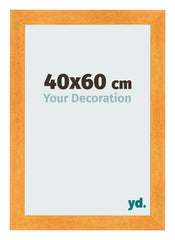 Photo Frame 40x60cm Orange MDF Pisa Front Size | Yourdecoration.com