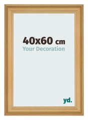 Photo Frame 40x60cm Pine Woodgrain MDF Lazio Front Size | Yourdecoration.com