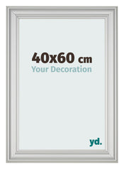 Photo Frame 40x60cm Silver Matte MDF Lazio Front Size | Yourdecoration.com