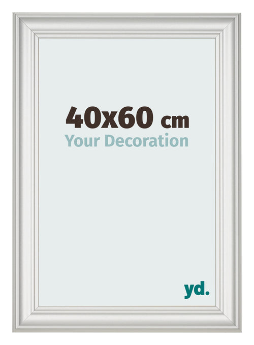 Photo Frame 40x60cm White Swept MDF Lazio Front Size | Yourdecoration.com