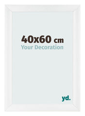 Photo Frame 40x60cm White Vintage MDF Pisa Front Size | Yourdecoration.com