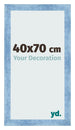Photo Frame 40x70cm Clear Blue Swept MDF Pisa Front Size | Yourdecoration.com