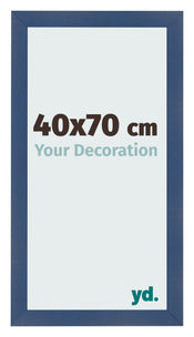 Photo Frame 40x70cm Dark Blue Swept MDF Pisa Front Size | Yourdecoration.com