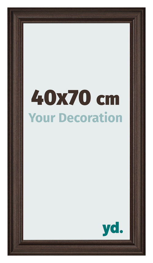 Photo Frame 40x70cm Oak Dark MDF Lazio Front Size | Yourdecoration.com