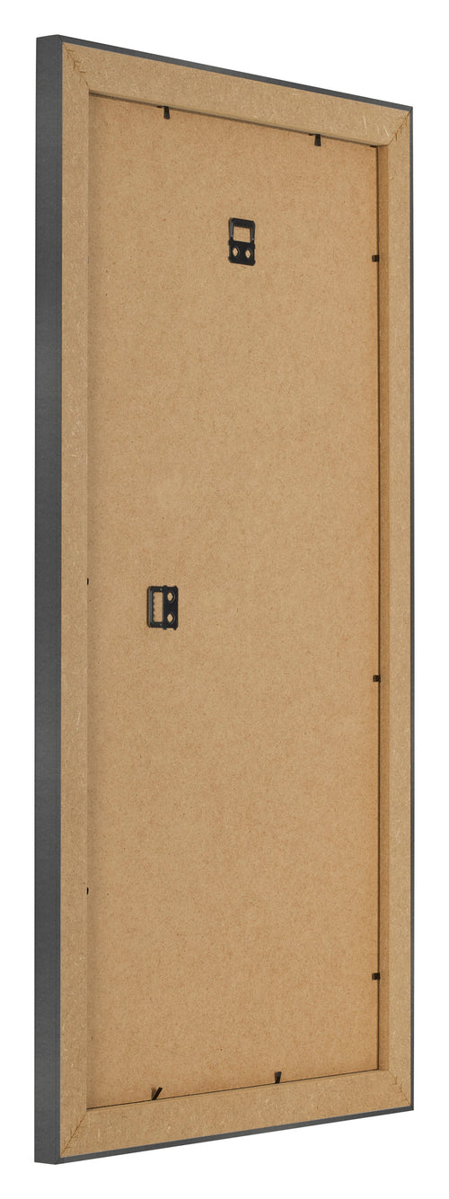 Photo Frame 40x80cm Black Silver Polished MDF Pisa Back Oblique | Yourdecoration.com