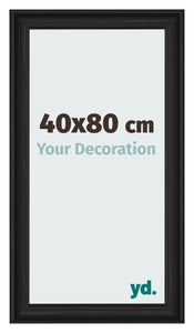 Photo Frame 40x80cm Black Woodgrain MDF Lazio Front Size | Yourdecoration.com