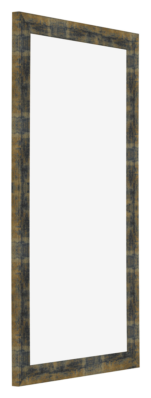 Photo Frame 40x80cm Blue Gold Melange MDF Pisa Front Oblique | Yourdecoration.com