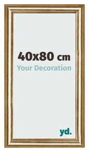 Photo Frame 40x80cm Gold Antique MDF Lazio Front Size | Yourdecoration.com