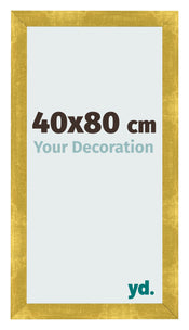 Photo Frame 40x80cm Gold Vintage MDF Pisa Front Size | Yourdecoration.com