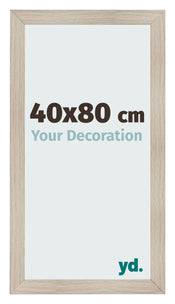 Photo Frame 40x80cm Oak Rustic MDF Pisa Front Size | Yourdecoration.com