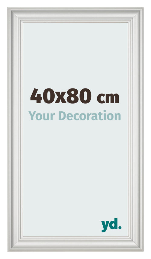 Photo Frame 40x80cm White Swept MDF Lazio Front Size | Yourdecoration.com