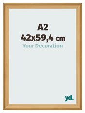 Photo Frame 42x59 4cm A2 Pine Woodgrain MDF Lazio Front Size | Yourdecoration.com