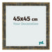 Photo Frame 45x45cm Blue Gold Melange MDF Pisa Front Size | Yourdecoration.com