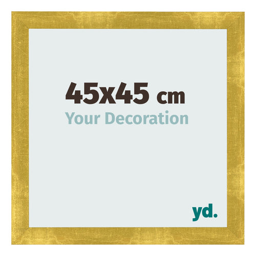 Photo Frame 45x45cm Gold Vintage MDF Pisa Front Size | Yourdecoration.com