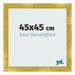 Photo Frame 45x45cm Gold Vintage MDF Pisa Front Size | Yourdecoration.com