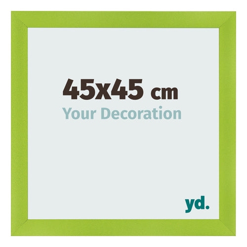 Photo Frame 45x45cm Green MDF Pisa Front Size | Yourdecoration.com