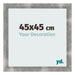 Photo Frame 45x45cm Metal Vintage MDF Pisa Front Size | Yourdecoration.com