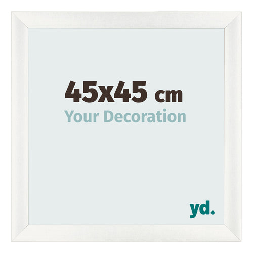 Photo Frame 45x45cm White Vintage MDF Pisa Front Size | Yourdecoration.com