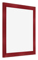Photo Frame 45x45cm Wine Red Swept MDF Pisa Front Oblique | Yourdecoration.com