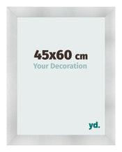 Photo Frame 45x60cm Aluminum Brushed MDF Pisa Front Size | Yourdecoration.com