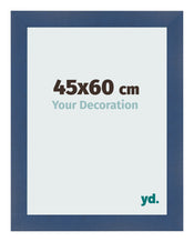 Photo Frame 45x60cm Dark Blue Swept MDF Pisa Front Size | Yourdecoration.com