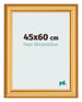 Photo Frame 45x60cm Gold Matte MDF Lazio Front Size | Yourdecoration.com