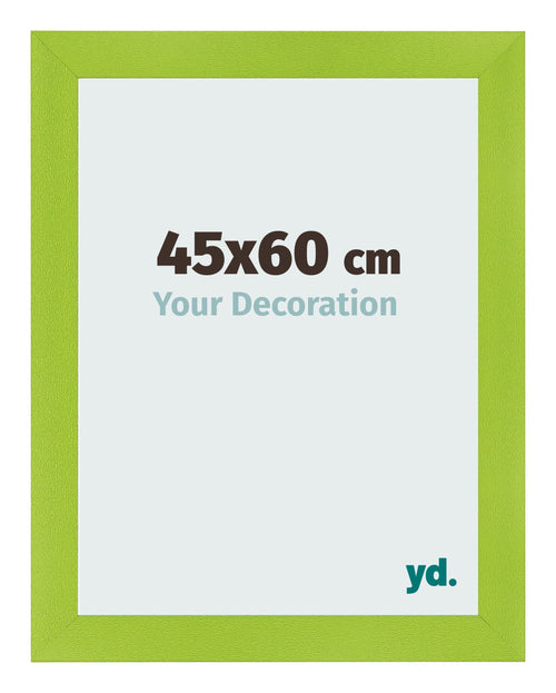 Photo Frame 45x60cm Green MDF Pisa Front Size | Yourdecoration.com