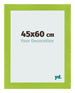 Photo Frame 45x60cm Green MDF Pisa Front Size | Yourdecoration.com