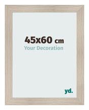 Photo Frame 45x60cm Oak Rustic MDF Pisa Front Size | Yourdecoration.com