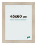 Photo Frame 45x60cm Oak Rustic MDF Pisa Front Size | Yourdecoration.com