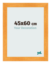 Photo Frame 45x60cm Orange MDF Pisa Front Size | Yourdecoration.com