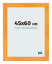 Photo Frame 45x60cm Orange MDF Pisa Front Size | Yourdecoration.com