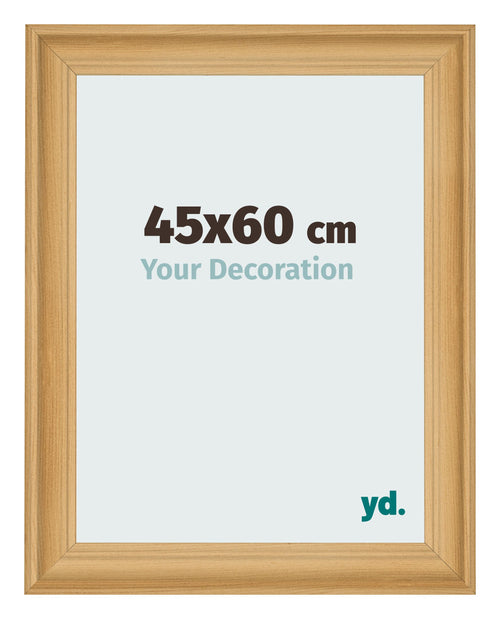 Photo Frame 45x60cm Pine Woodgrain MDF Lazio Front Size | Yourdecoration.com