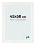 Photo Frame 45x60cm White Vintage MDF Pisa Front Size | Yourdecoration.com